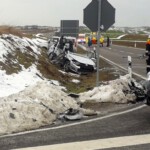 Einsatzkräfte sichern den Einsatzort