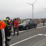 Einsatzkräfte sichern den Einsatzort