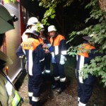 Einsatzkräfte - Personenrettung Abhang Übung