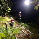 Einsatzkräfte - Personenrettung Abhang Übung