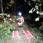 Einsatzkräfte - Personenrettung Abhang Übung