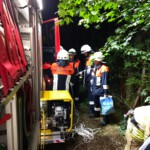 Einsatzkräfte - Personenrettung Abhang Übung
