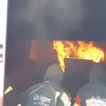 Schulung und Training im Brandübungscontainer