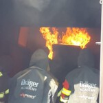 Schulung und Training im Brandübungscontainer