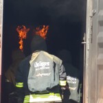 Schulung und Training im Brandübungscontainer