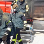 Schulung und Training im Brandübungscontainer
