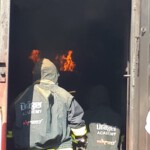 Schulung und Training im Brandübungscontainer