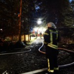 verlegte Schlauchleitung