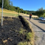 Böschungsbrand Steige