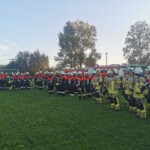 Einsatzbesprechung der Einsatzkräfte